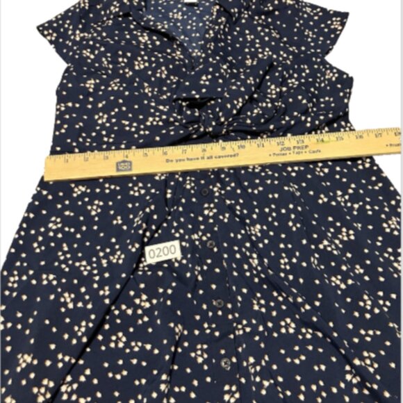 Motherhood Maternity Small Multicolor Short Sleeve V Neck Knee Length Dress - Picture 9 of 12